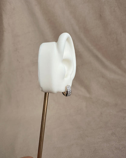 Arracada Doble Brillo Mini