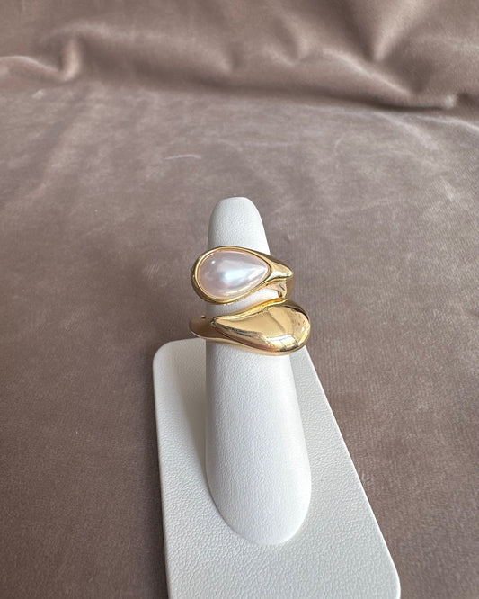 Anillo Perla Gota