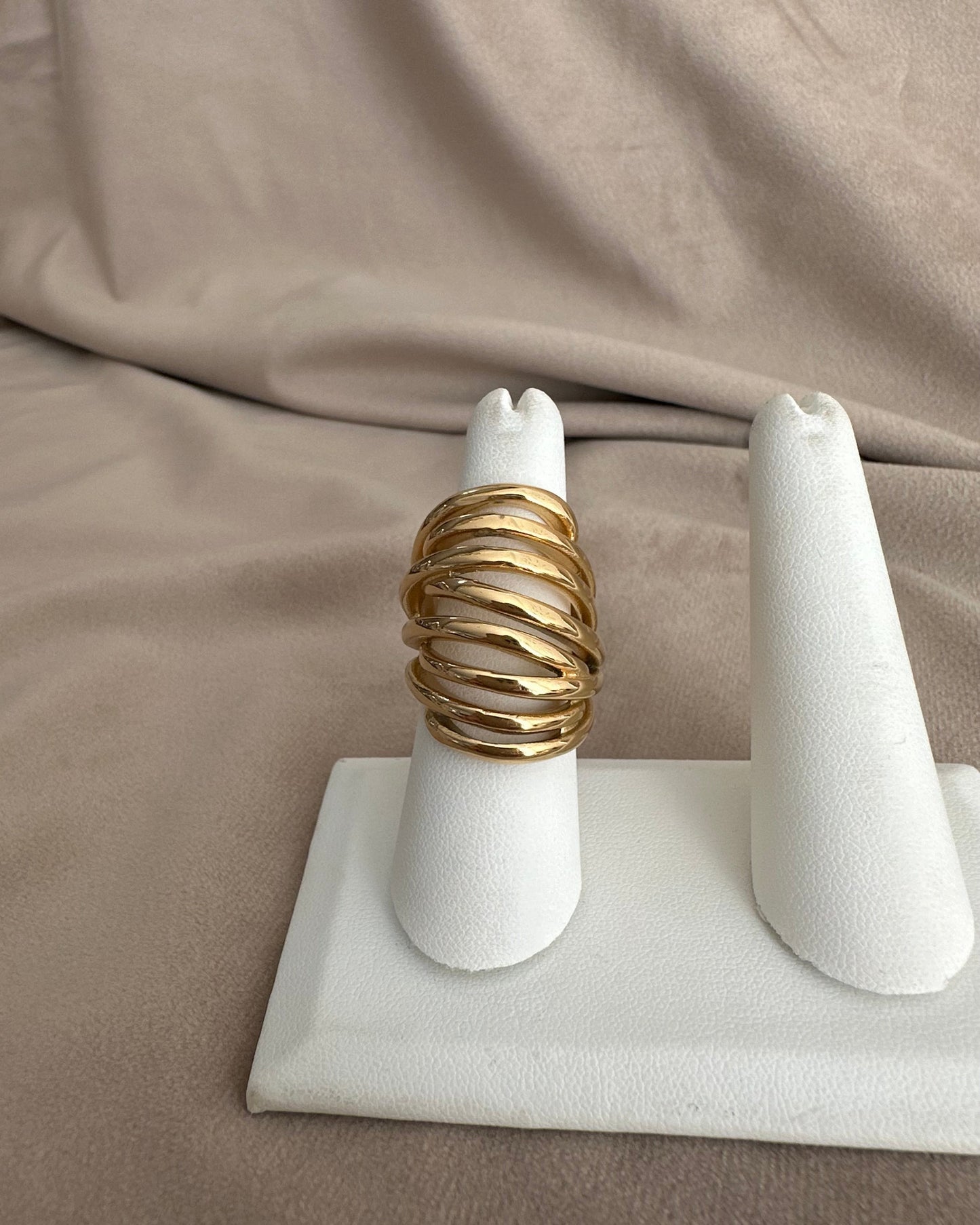 Anillo Chunky Líneas