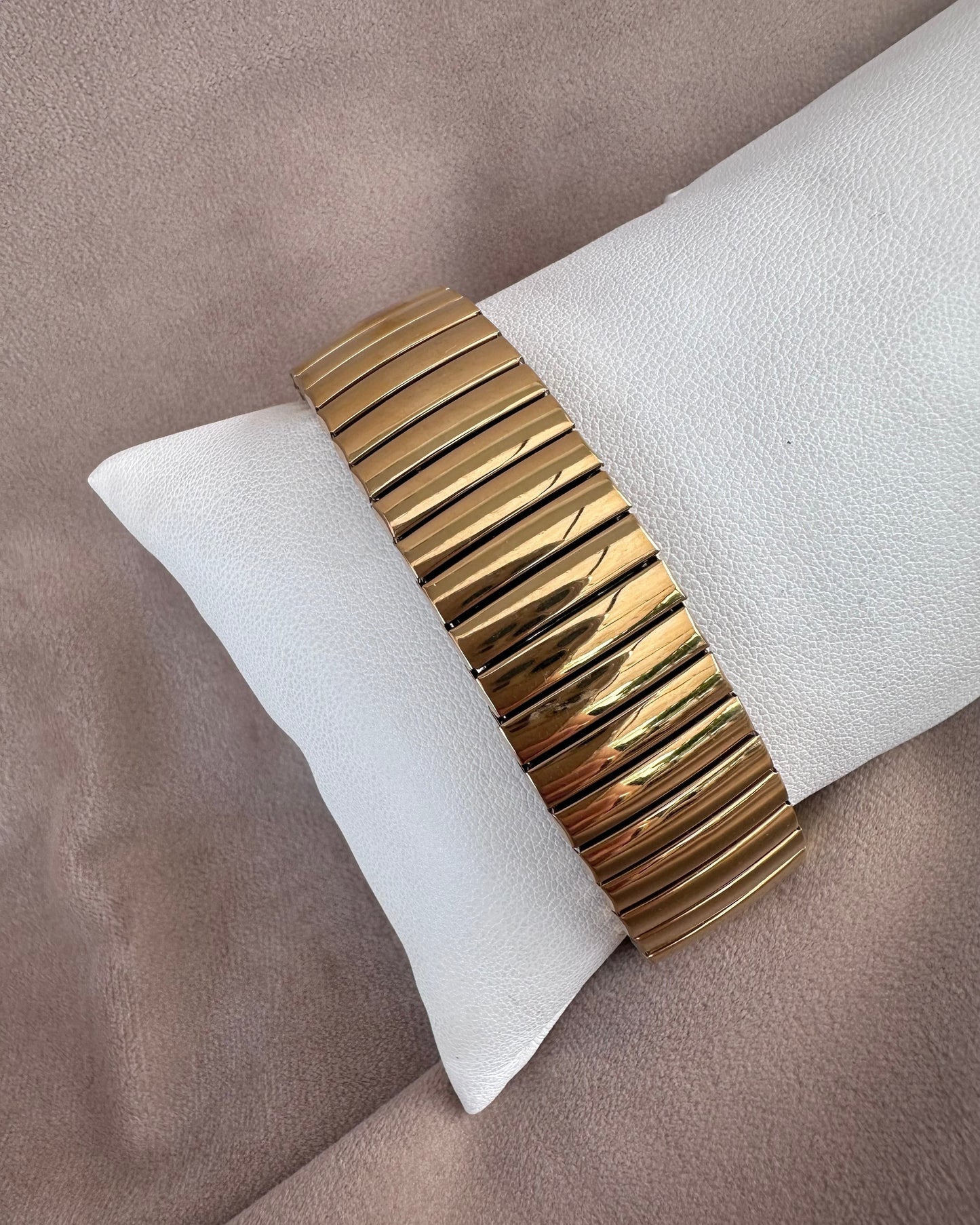 Pulsera Chunky Dorada Maxi