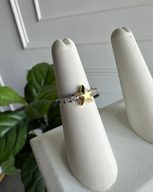 Anillo Estrella Brillo