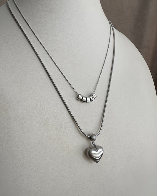 Collar Balines Plata