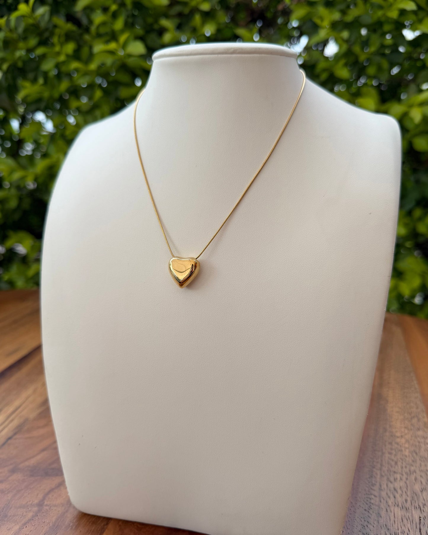 Collar Corazón Inflado