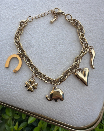 Pulsera Dijes Suerte