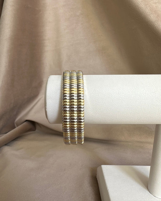 Pulsera Chunky Bicolor