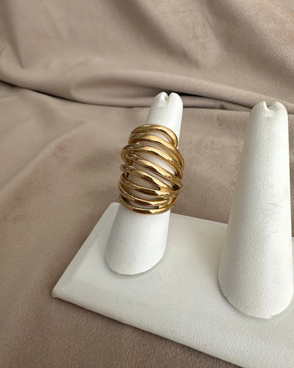 Anillo Chunky Líneas