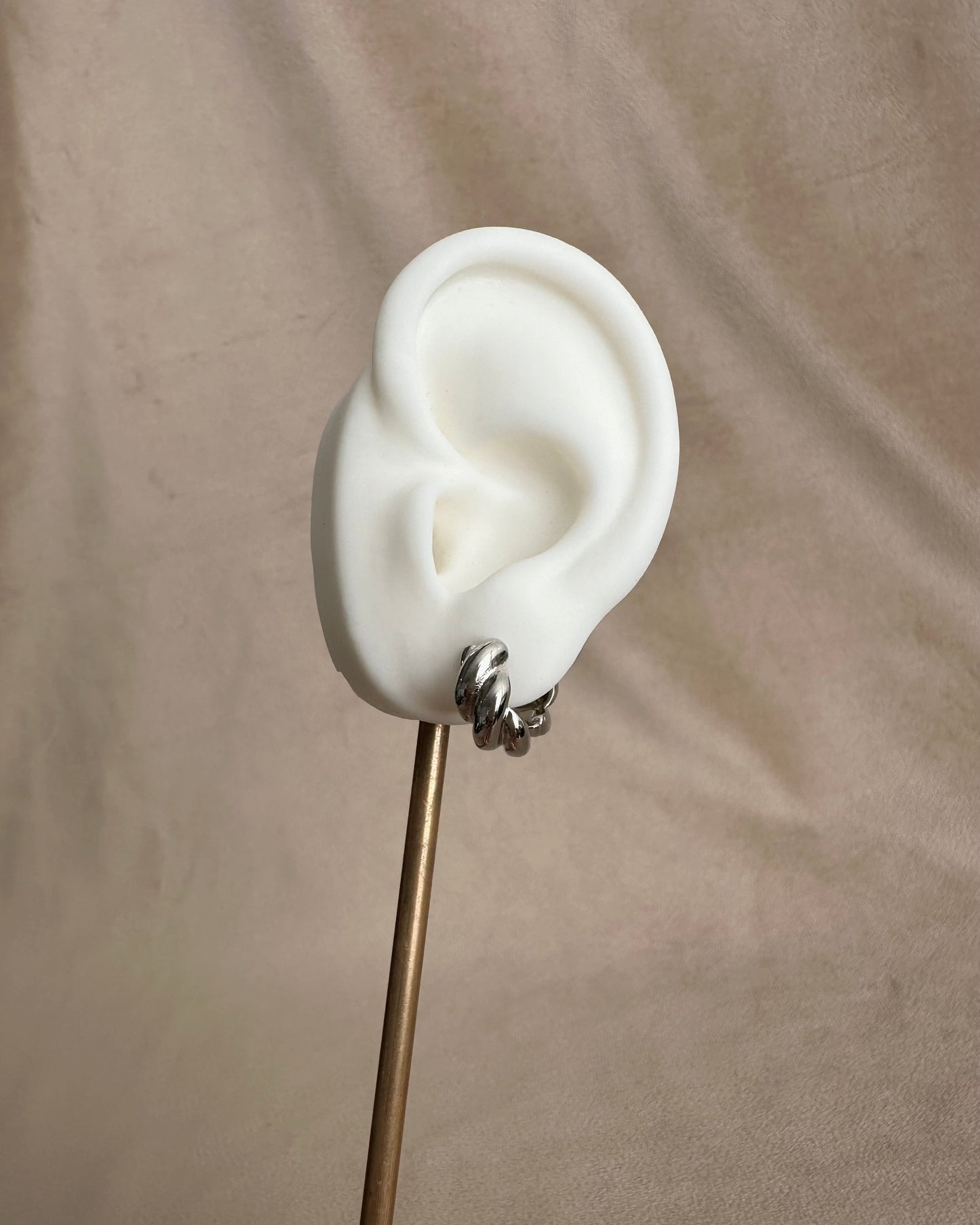 Arracada Plata Chunky T