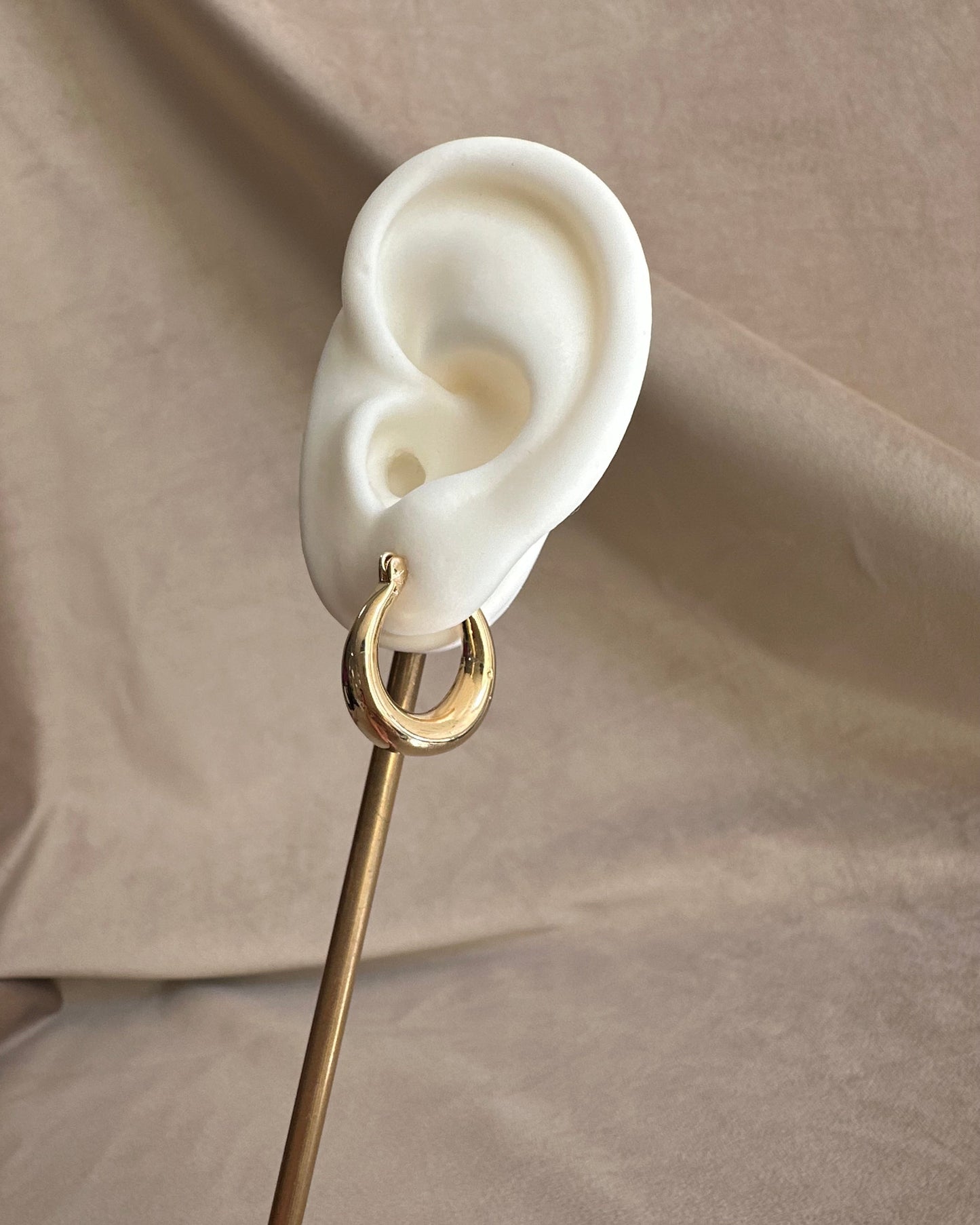 Arracada Chunky Lisa Dorada