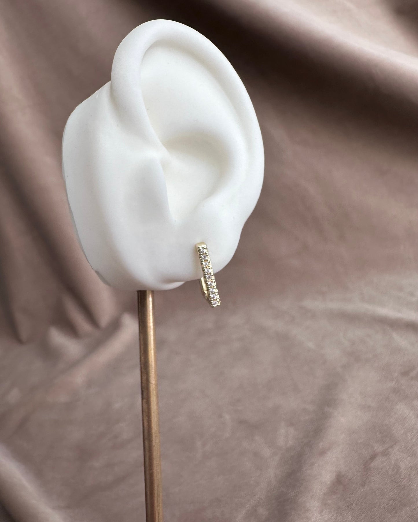 Arracada Cuadrada Chica