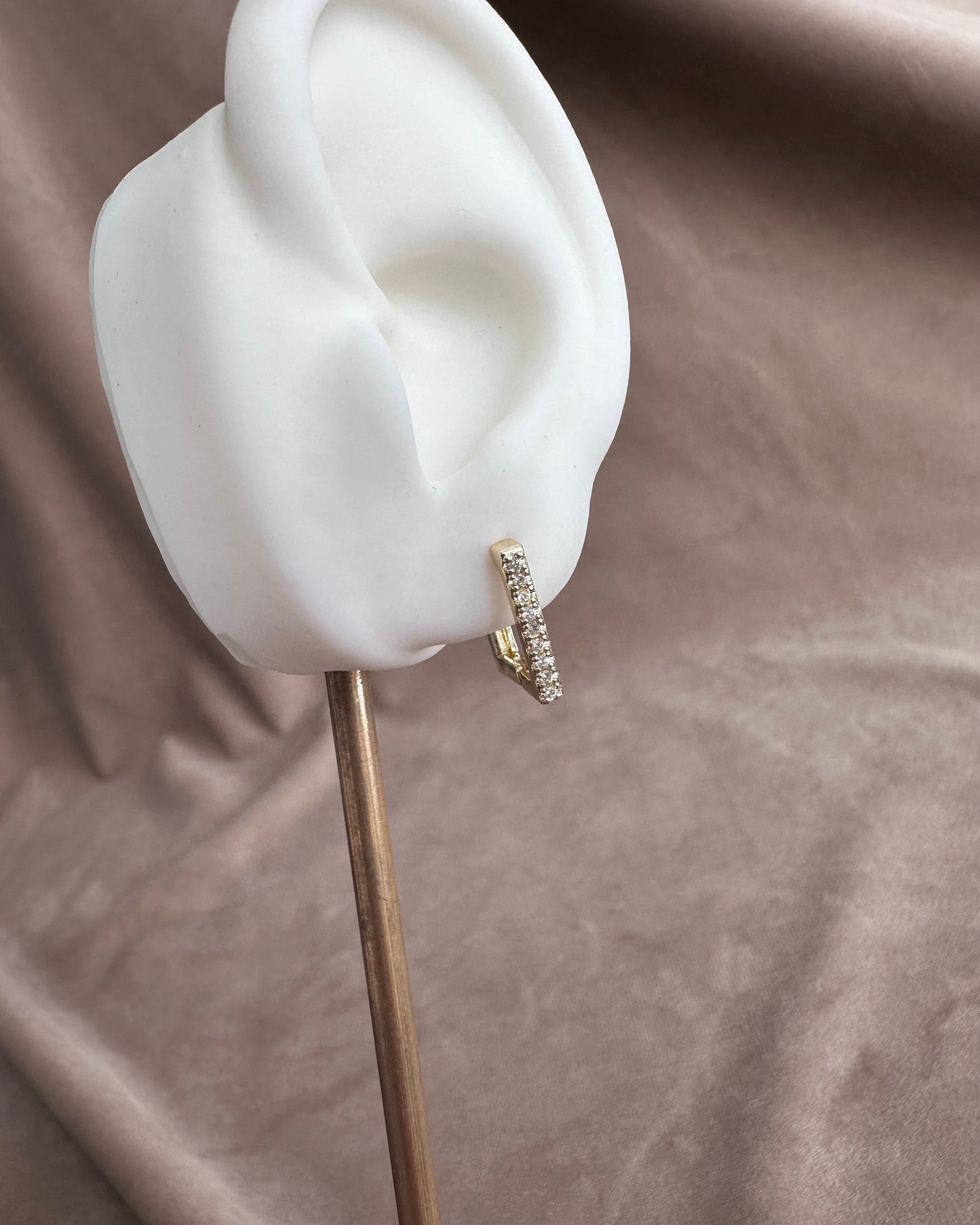 Arracada Cuadrada Chica