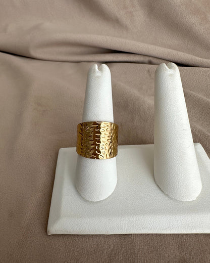 Anillo Chunky Grabado