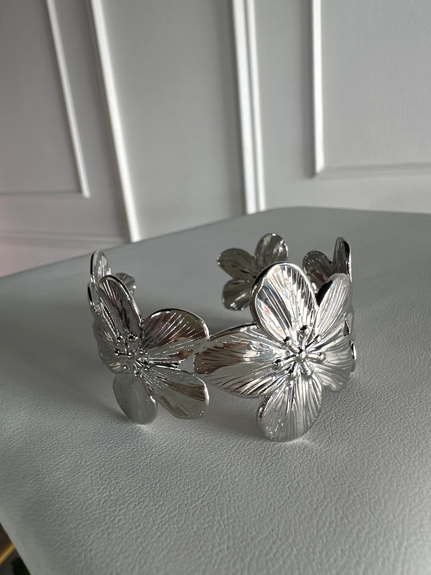 Pulsera Flor Chunky