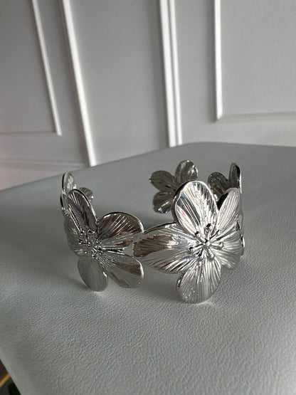Pulsera Flor Chunky