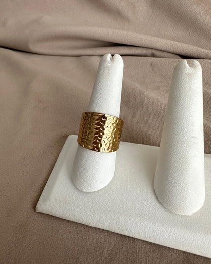 Anillo Chunky Grabado