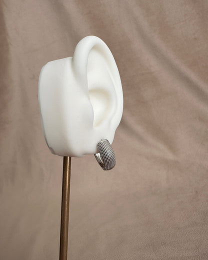 Arracada Plata Chunky