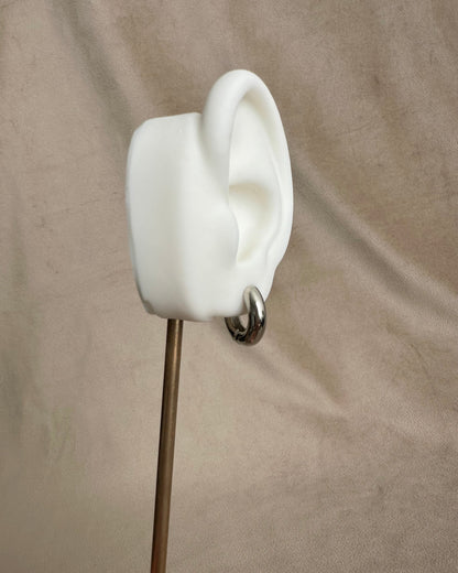 Arracada Lisa Mini Plata