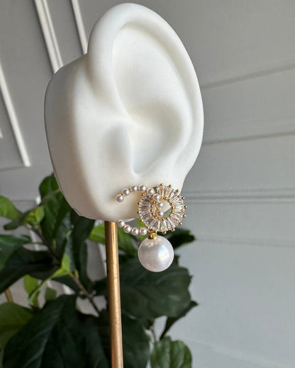 Arete Perla Brillo