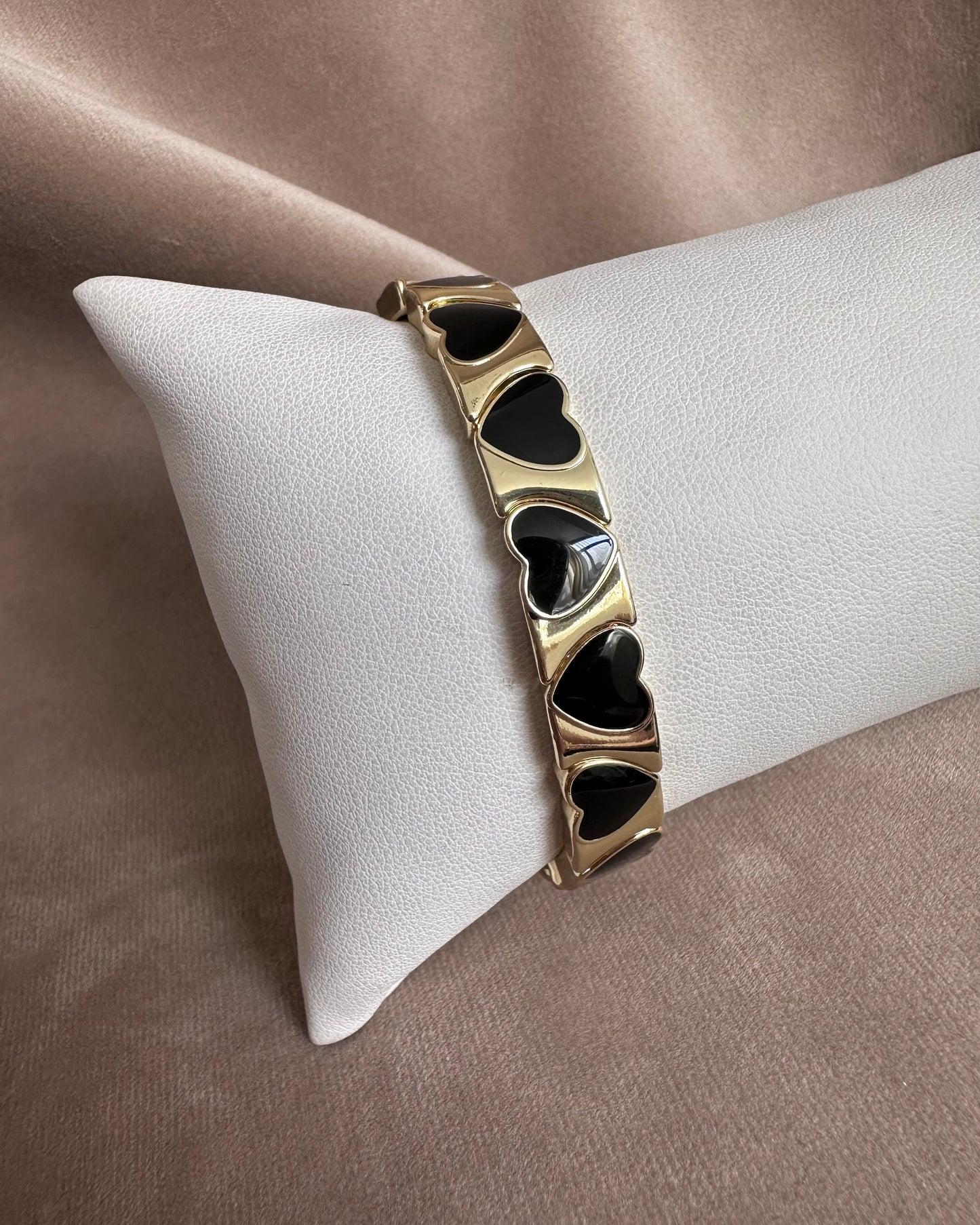 Pulsera Corazón Negro