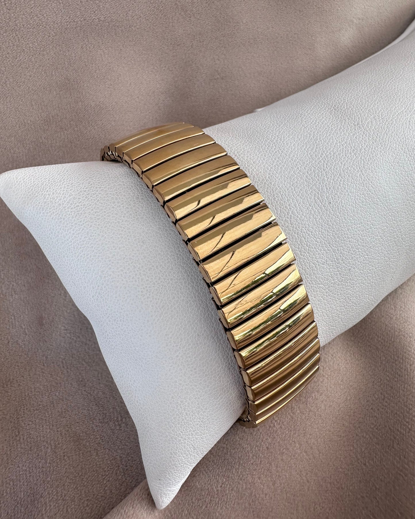 Pulsera Chunky Dorada Maxi