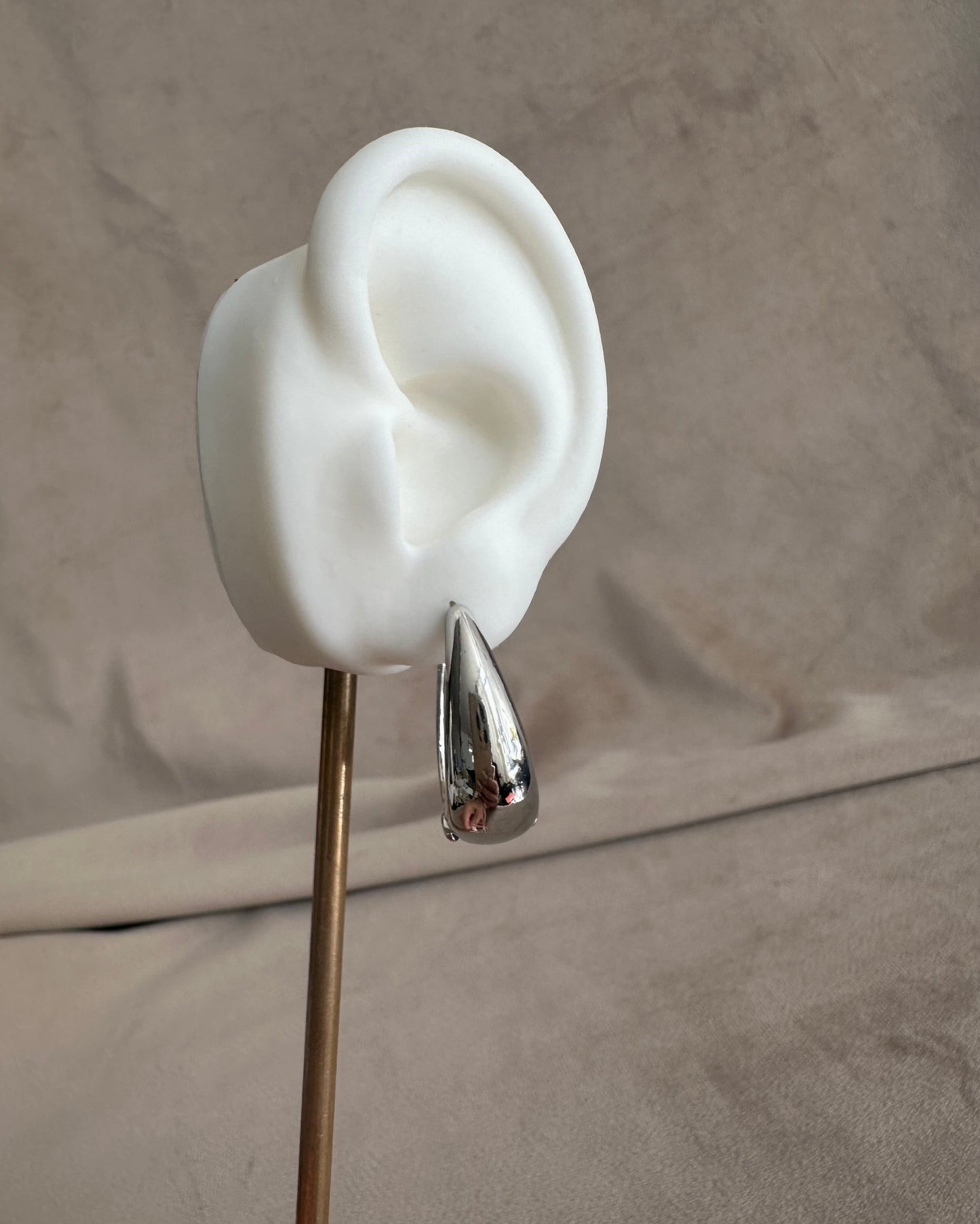 Arracada Chunky Maxi Plata