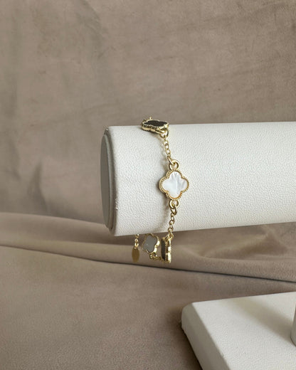 Pulsera Dupe Van Cleef B/N