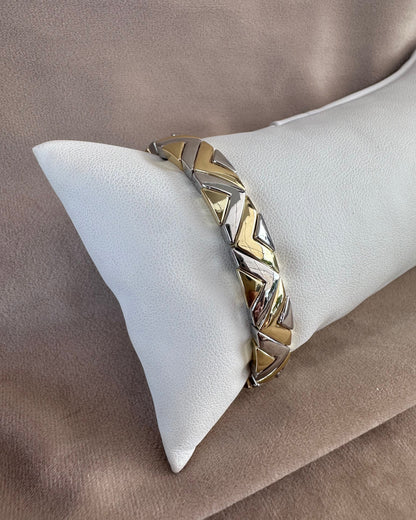 Pulsera Bicolor Zig