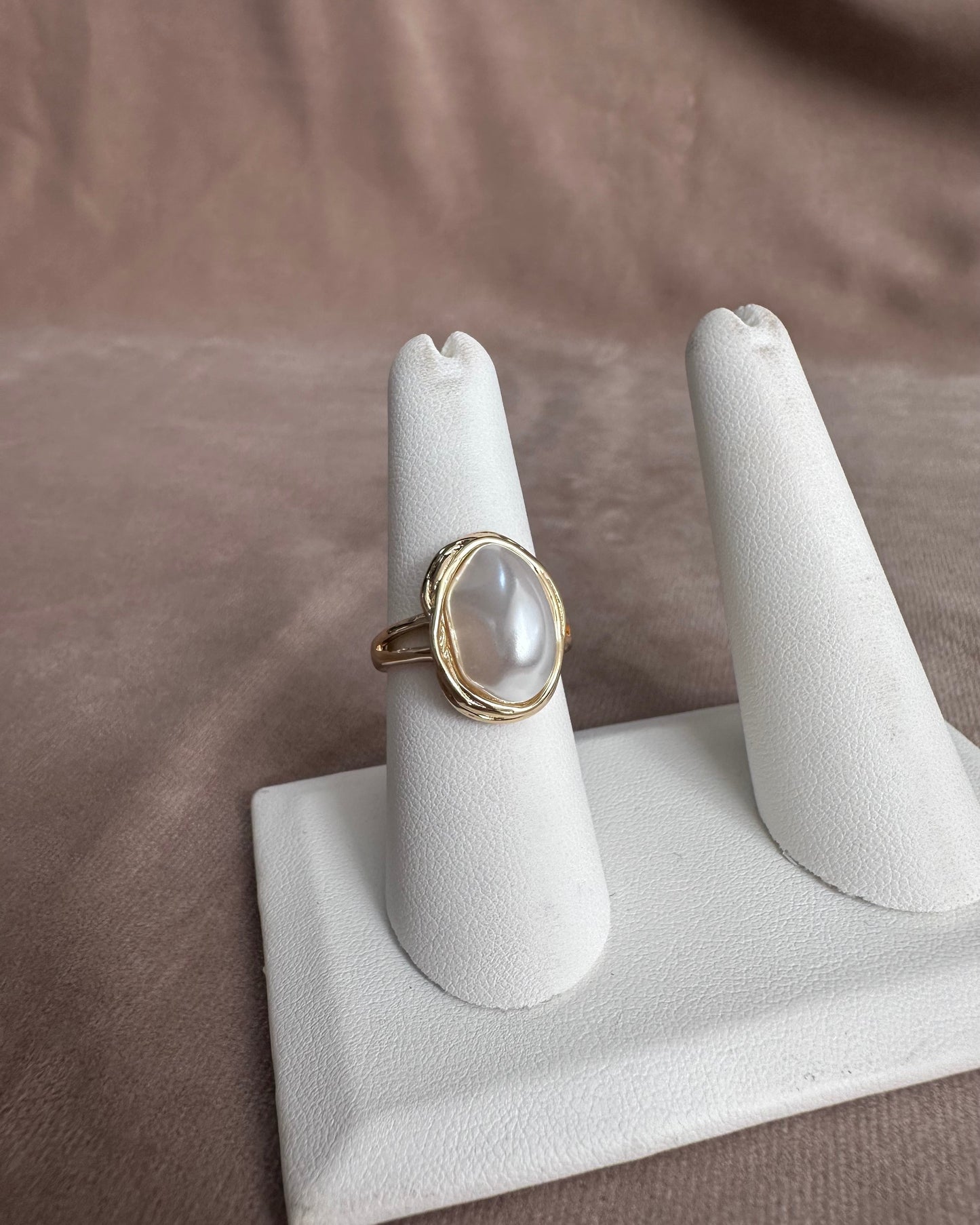 Anillo Laminado Perla