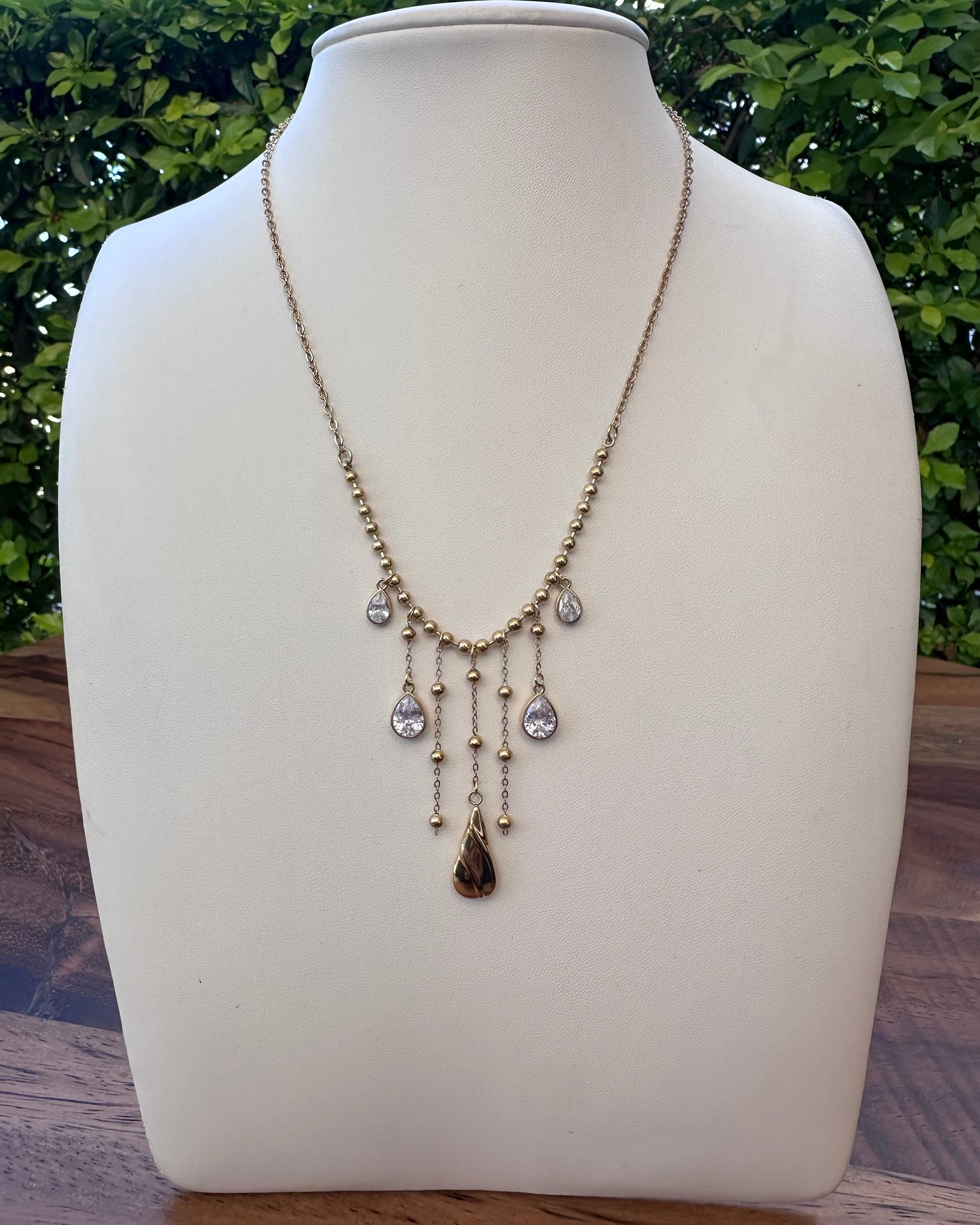 Collar Cascada Brillo