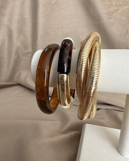 Pulsera Triple Dorada