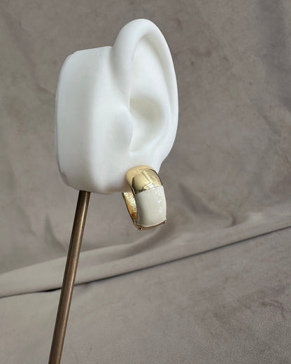 Arracada Chunky Beige