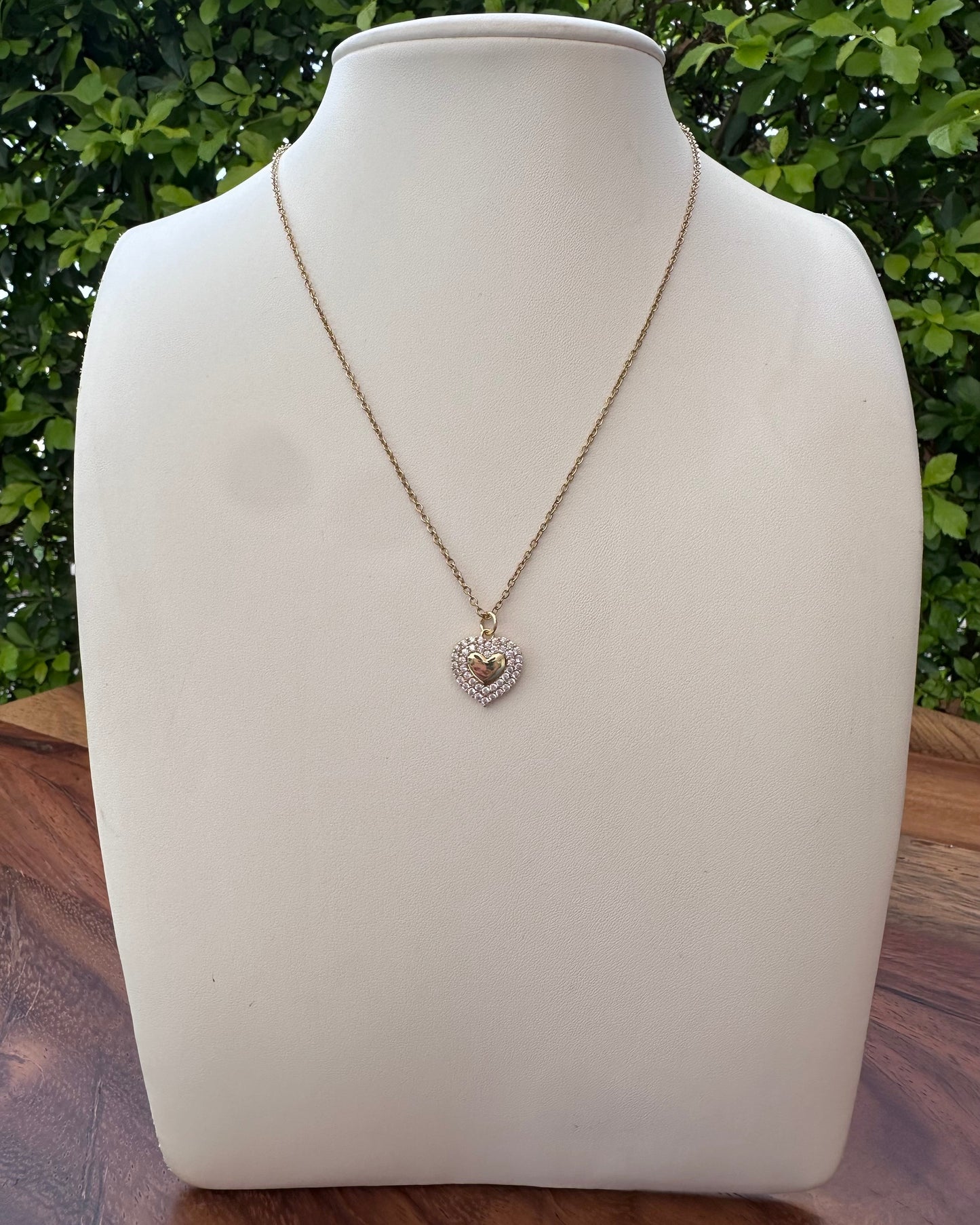 Collar Corazón Brillo SW