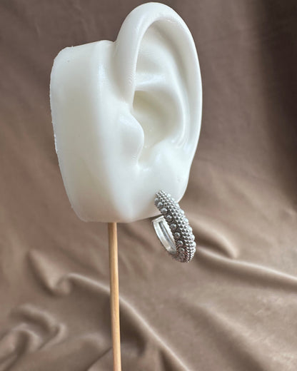 Arracada Plata Perla