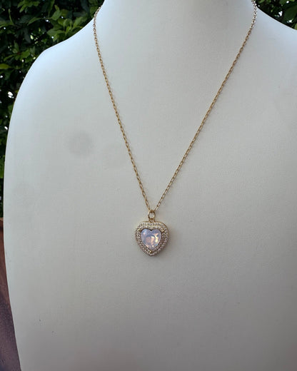 Collar Corazón Rosa