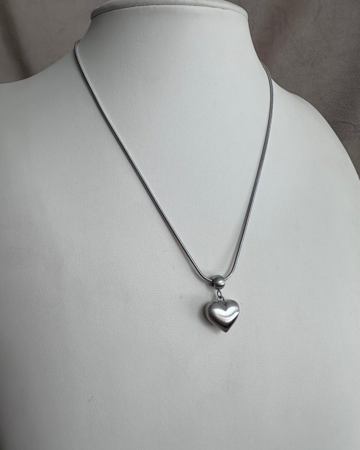Collar Plata Corazón
