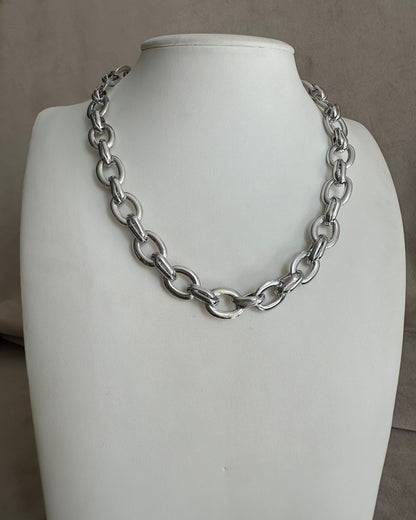 Collar Chunky Plateado