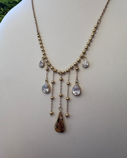 Collar Cascada Brillo