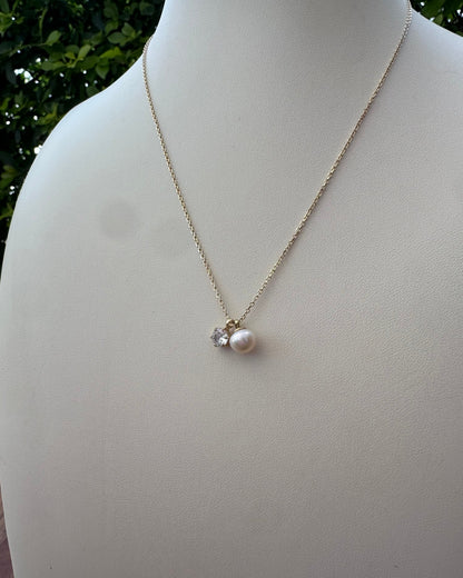 Collar Perla Brillo