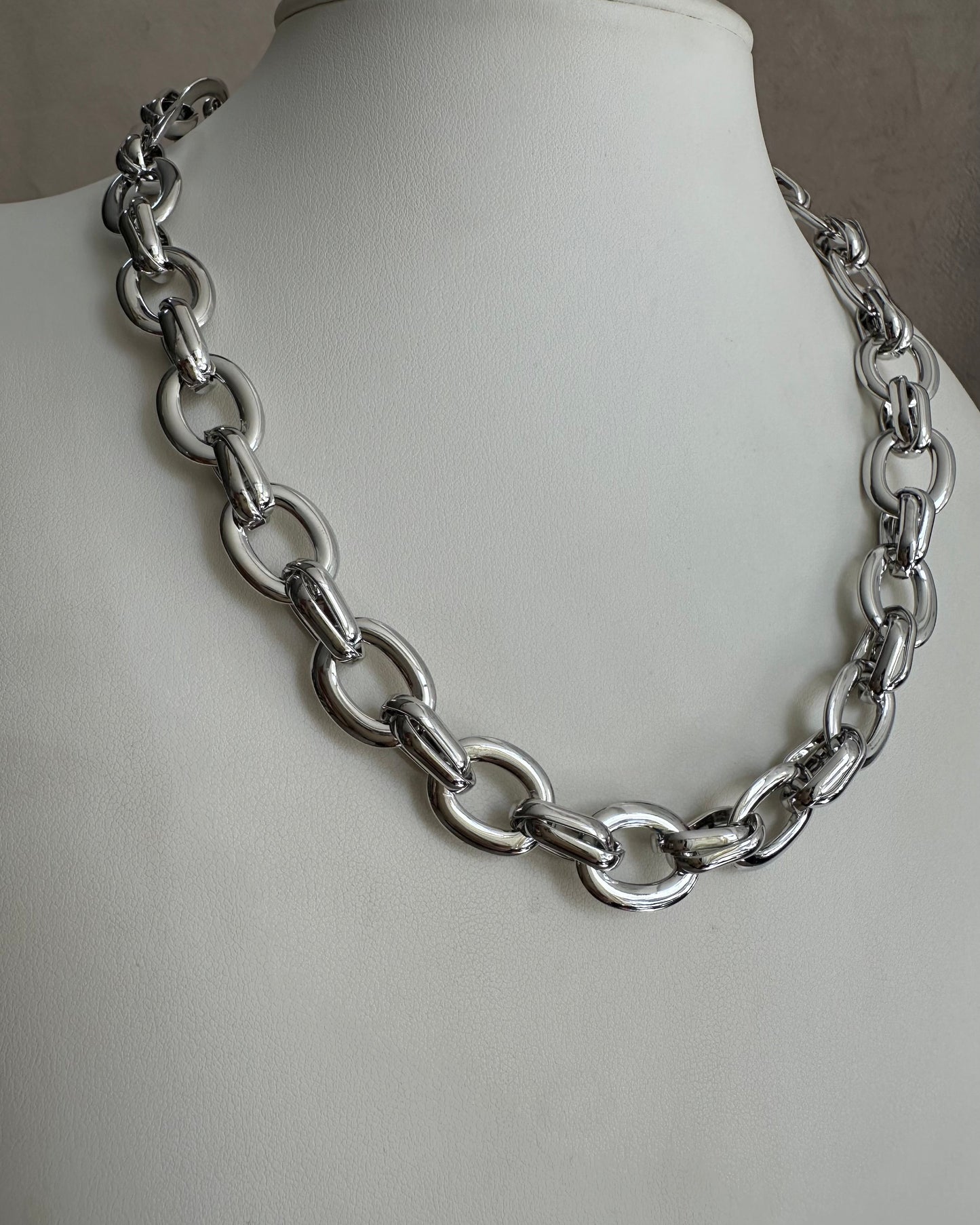Collar Chunky Plateado