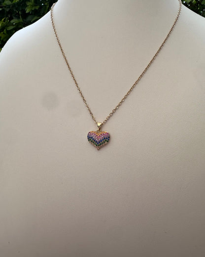 Collar Corazón Multi