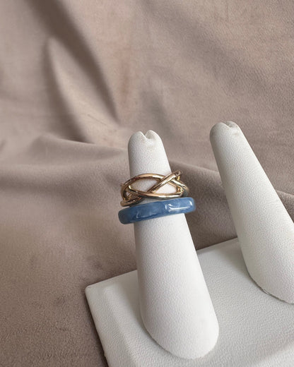 Anillo Set Azul