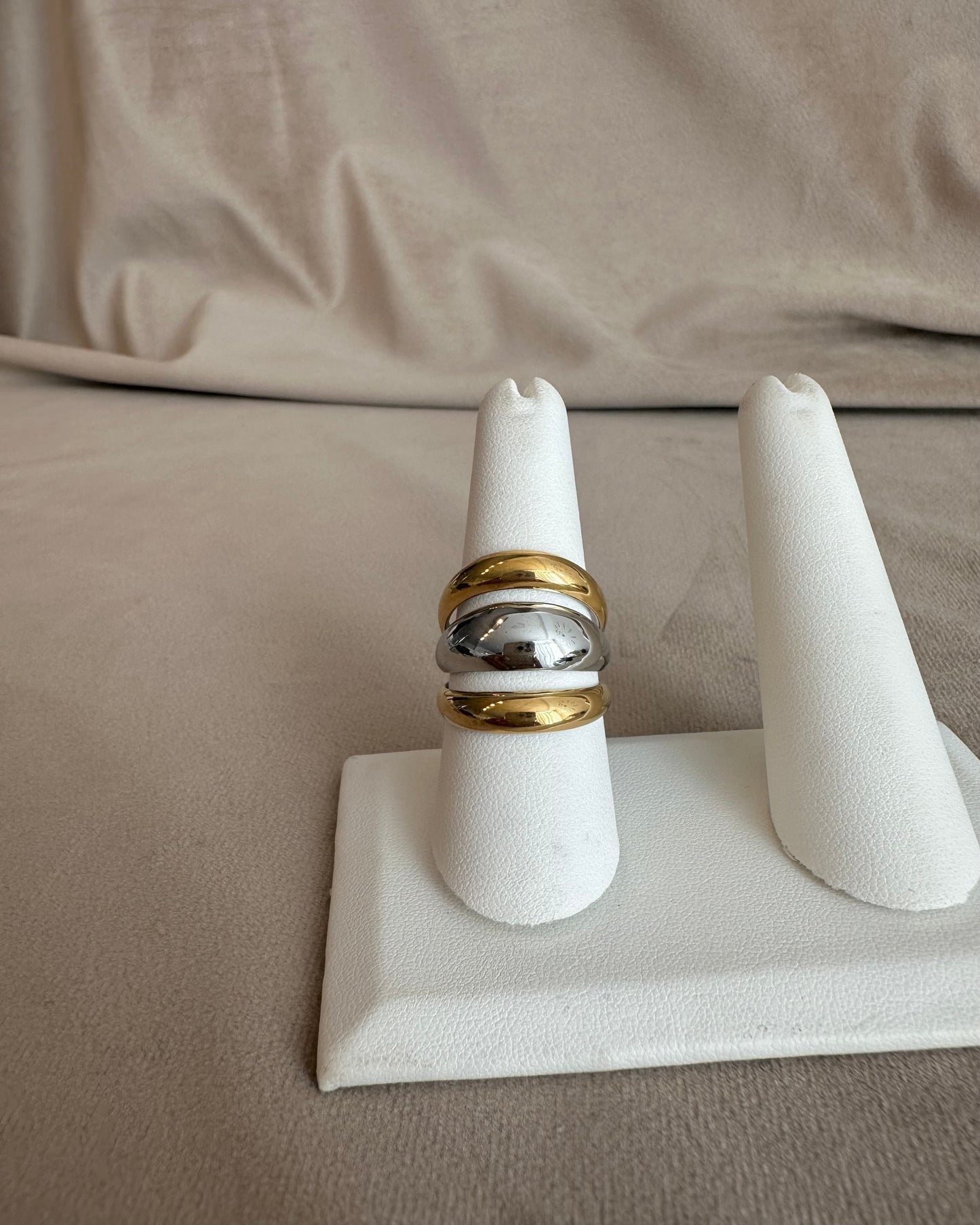 Anillo Bicolor Triple