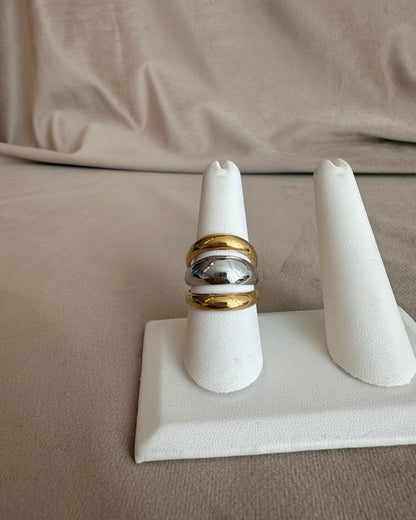 Anillo Bicolor Triple