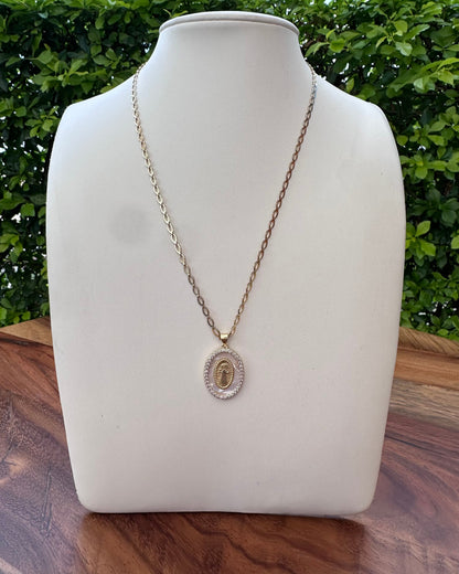 Collar San Benito Madre Perla