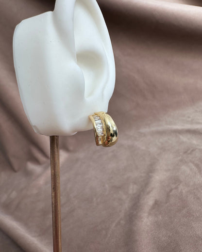 Arracada Brillo Doble