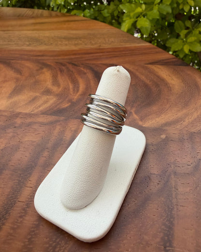 Anillo Múltiple Plata