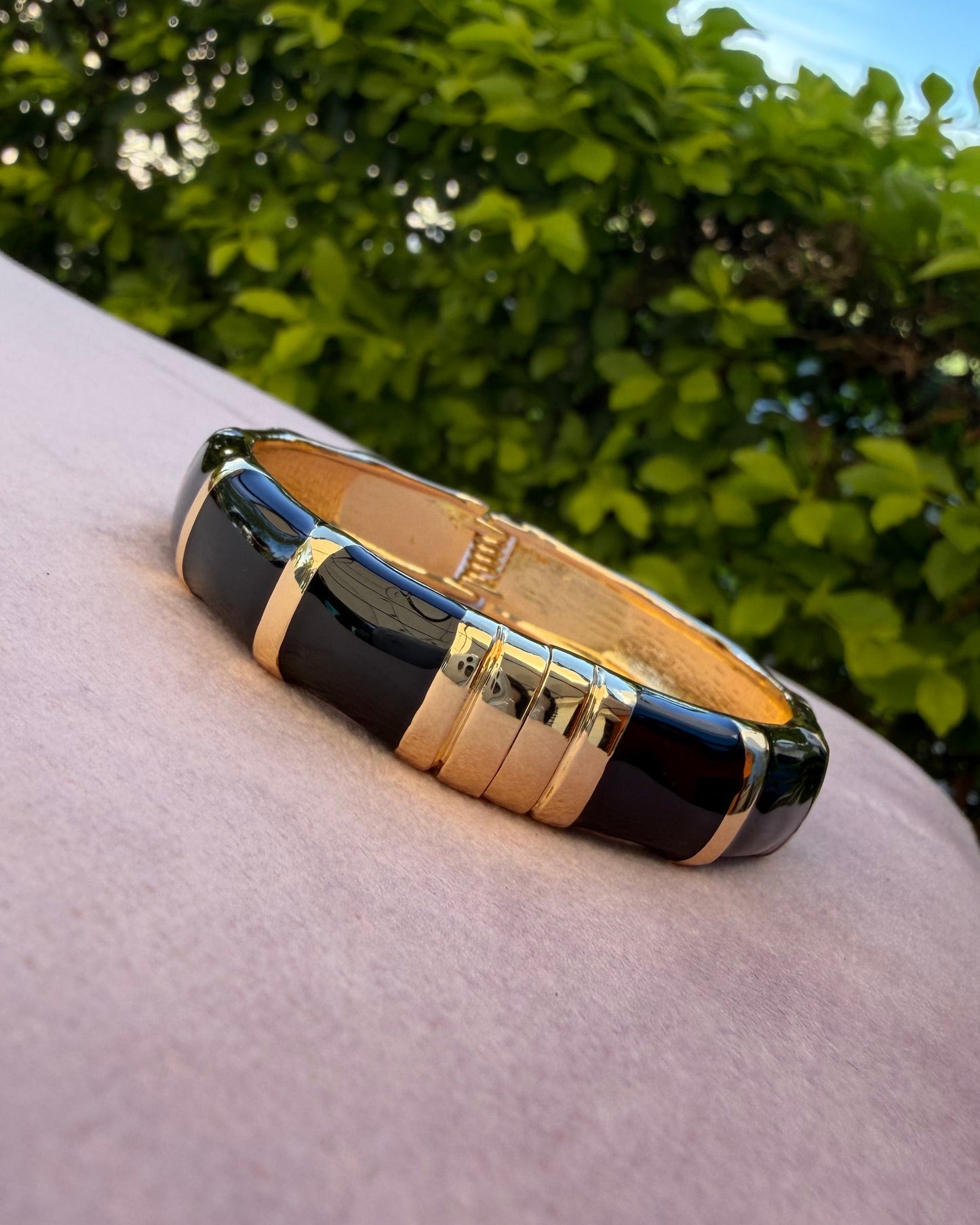 Pulsera Bloques Negra