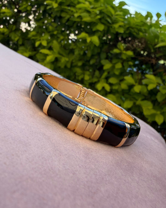 Pulsera Bloques Negra