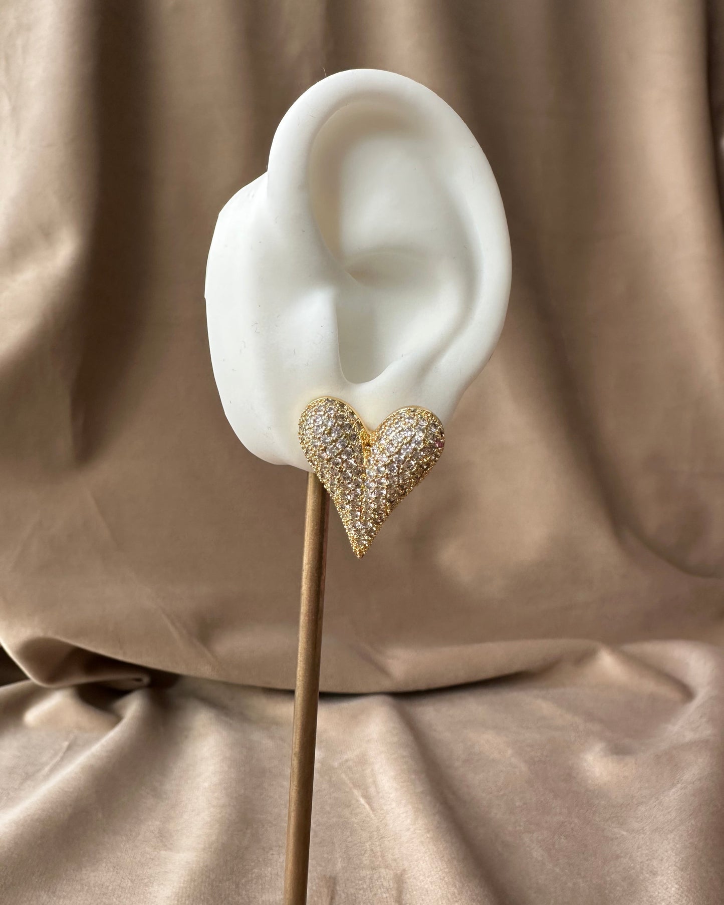 Arete Corazón Brillo