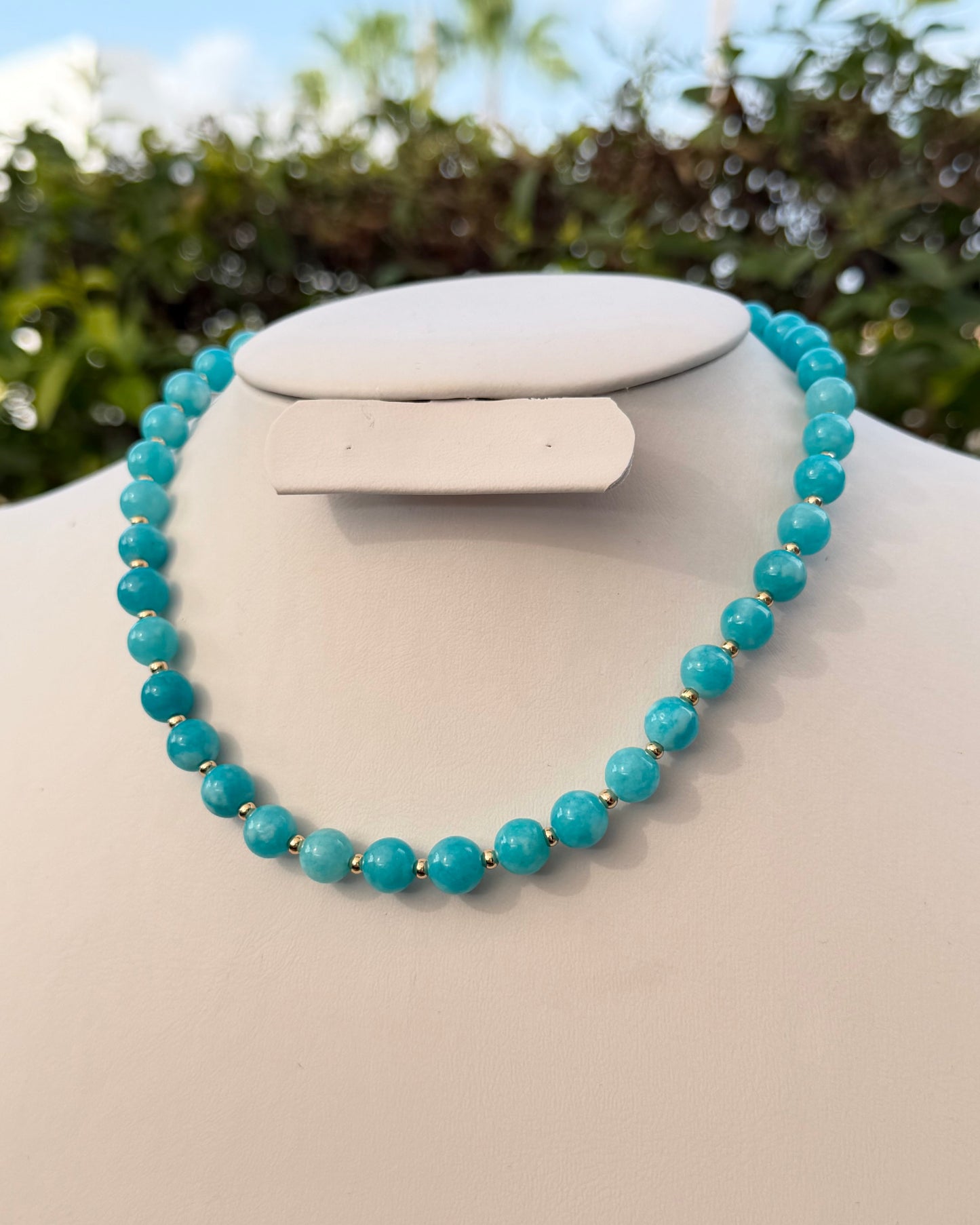 Collar Jade Azul