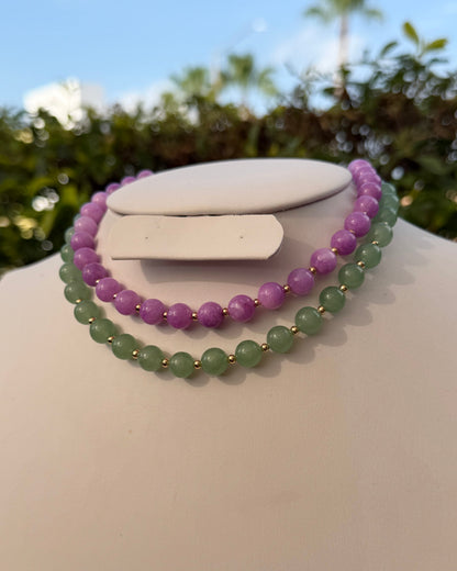Collar Jade Verde